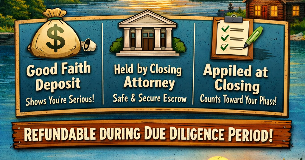 Lake James Team Talks About Earnest Money in a North Carolina Real Estate Transaction